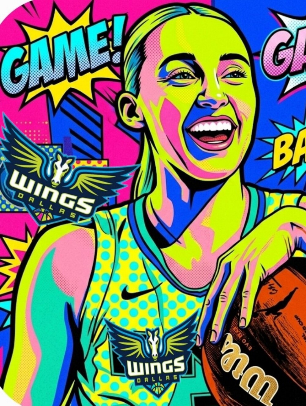 NEW! PAIGE BUECKERS WINGS 8.5x11 GLOSSY COLORFUL POP ART SELF-CREATED POSTERS!🤩